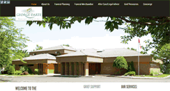 Desktop Screenshot of dartefuneralhome.com