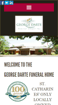 Mobile Screenshot of dartefuneralhome.com